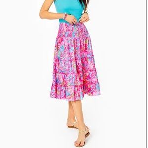 NWT Deavan Midi Skirt